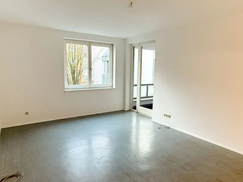 WOHNBERECHTIGUNGSSCHEIN ERFORDERLICH (WBS), helle 2-Zimmerwohnung mit Balkon — photo 1